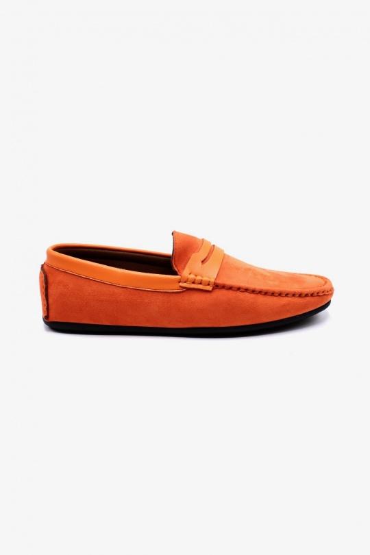Moccasin Shoes Orange ELONG SHOES DD0168 Efashion Paris