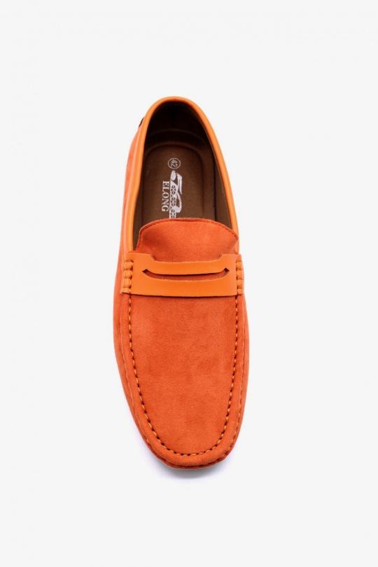 Moccasin Shoes Orange ELONG SHOES DD0168 Efashion Paris