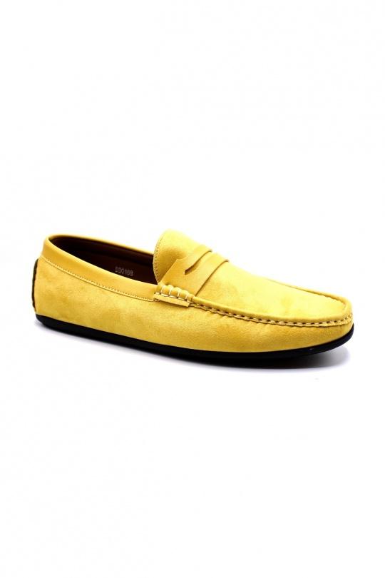 Moccasin Shoes Orange ELONG SHOES DD0168 Efashion Paris