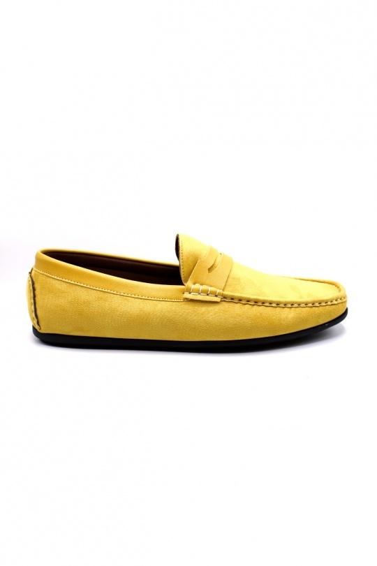 Moccasin Shoes Orange ELONG SHOES DD0168 Efashion Paris