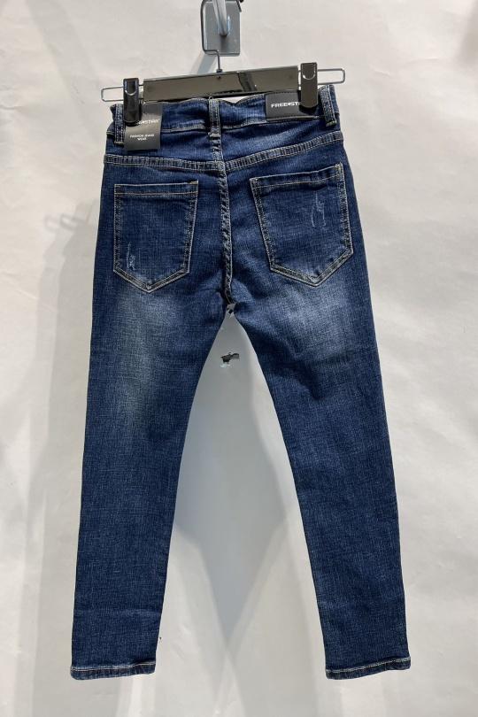 Bas Enfant & Bébé  Bleu jean Free Star 81121-M 4-14 Efashion Paris
