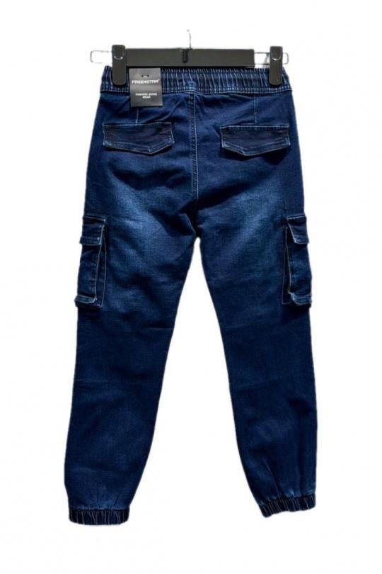 Bas Enfant & Bébé  Bleu jean foncé Free Star 81130S 2-6 Efashion Paris