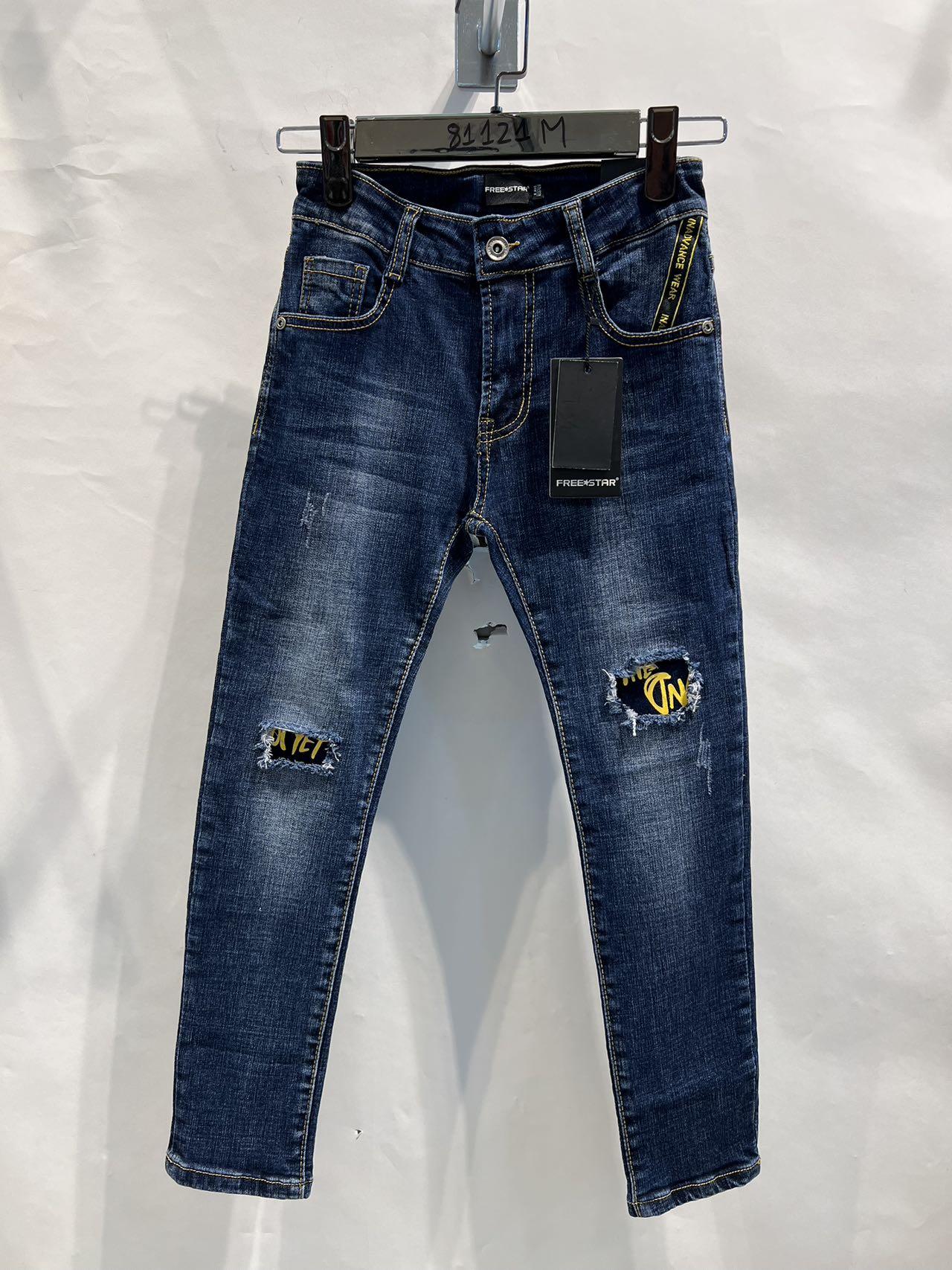 Bas Enfant & Bébé  Bleu jean Free Star 81121-M 4-14 #c Efashion Paris