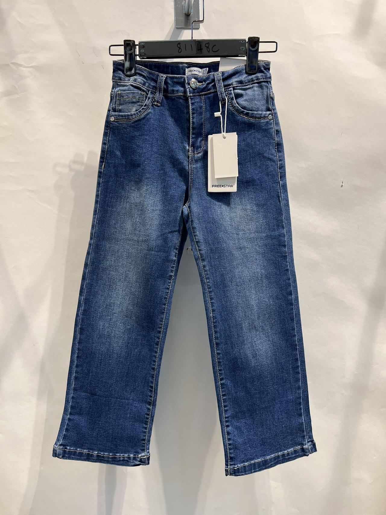 Bas Enfant & Bébé  Bleu jean Free Star 81148C #c Efashion Paris