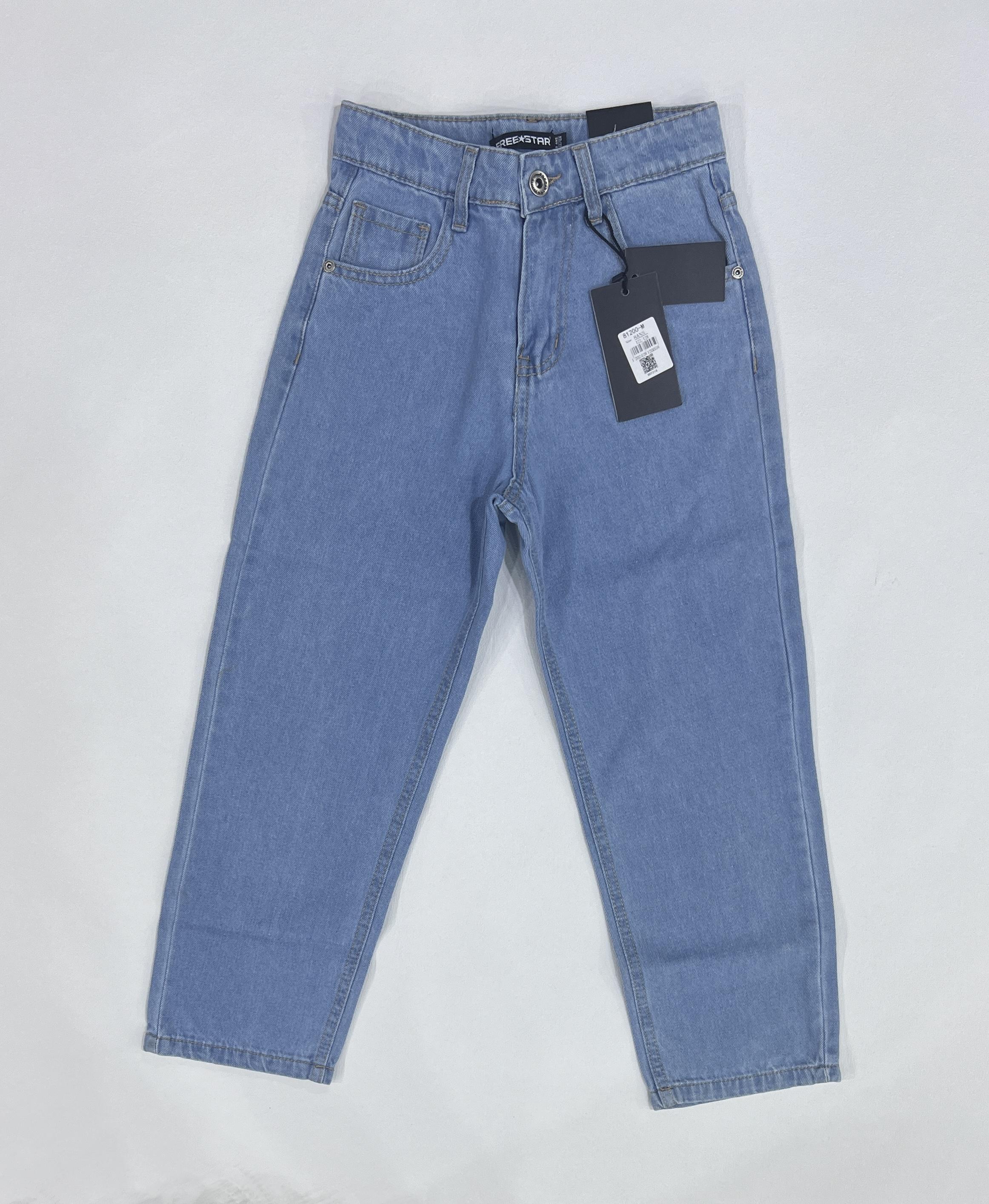 Bas Enfant & Bébé  Bleu jean Free Star 81200M #c Efashion Paris
