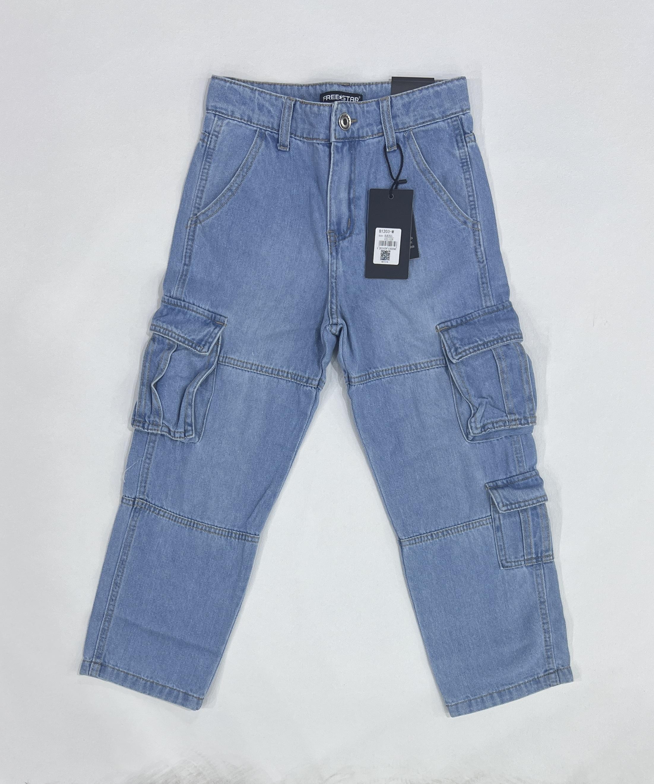Bas Enfant & Bébé  Bleu jean Free Star 81203M #c Efashion Paris