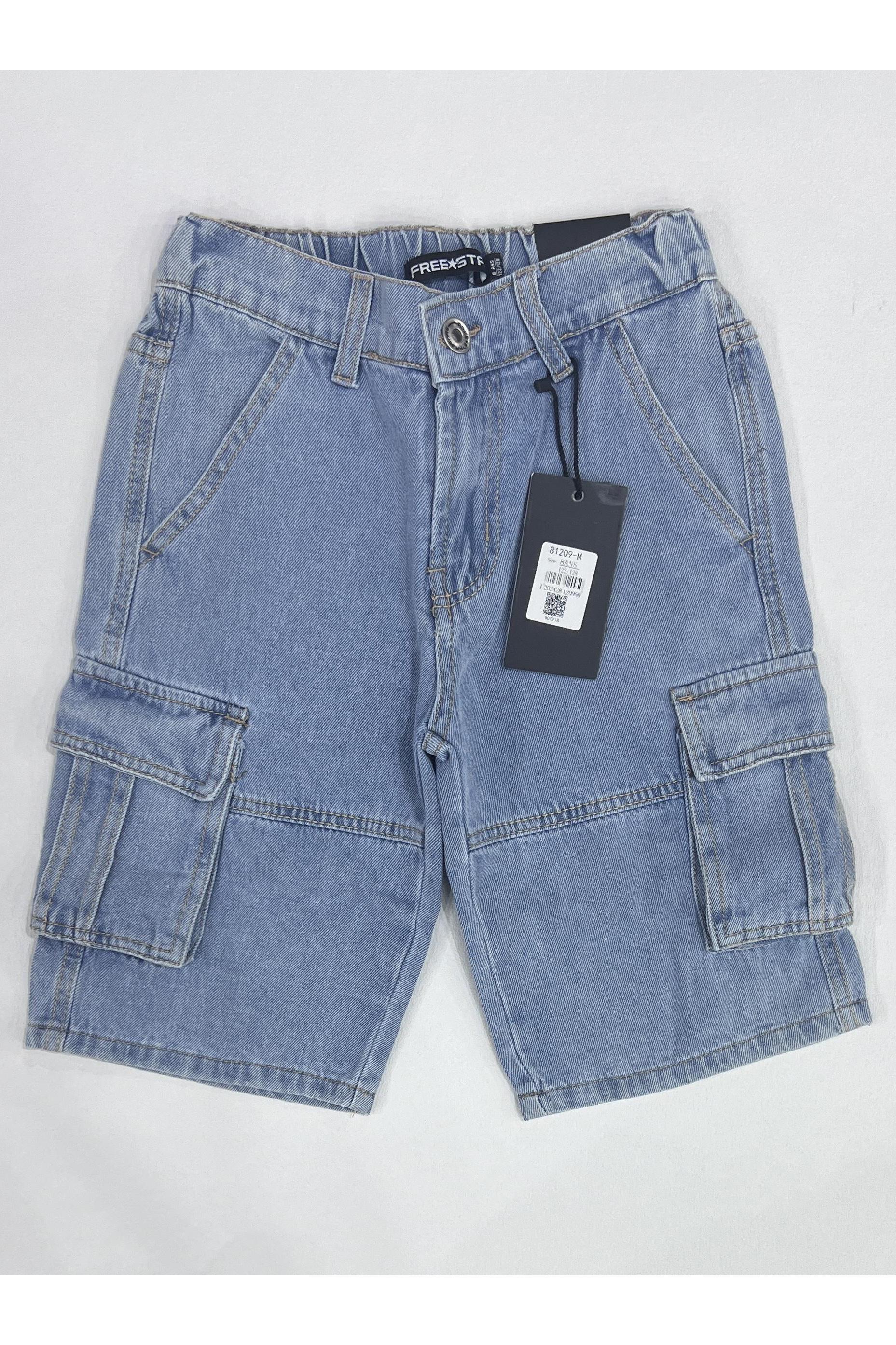 Bas Enfant & Bébé  Bleu jean Free Star 81209L #c Efashion Paris