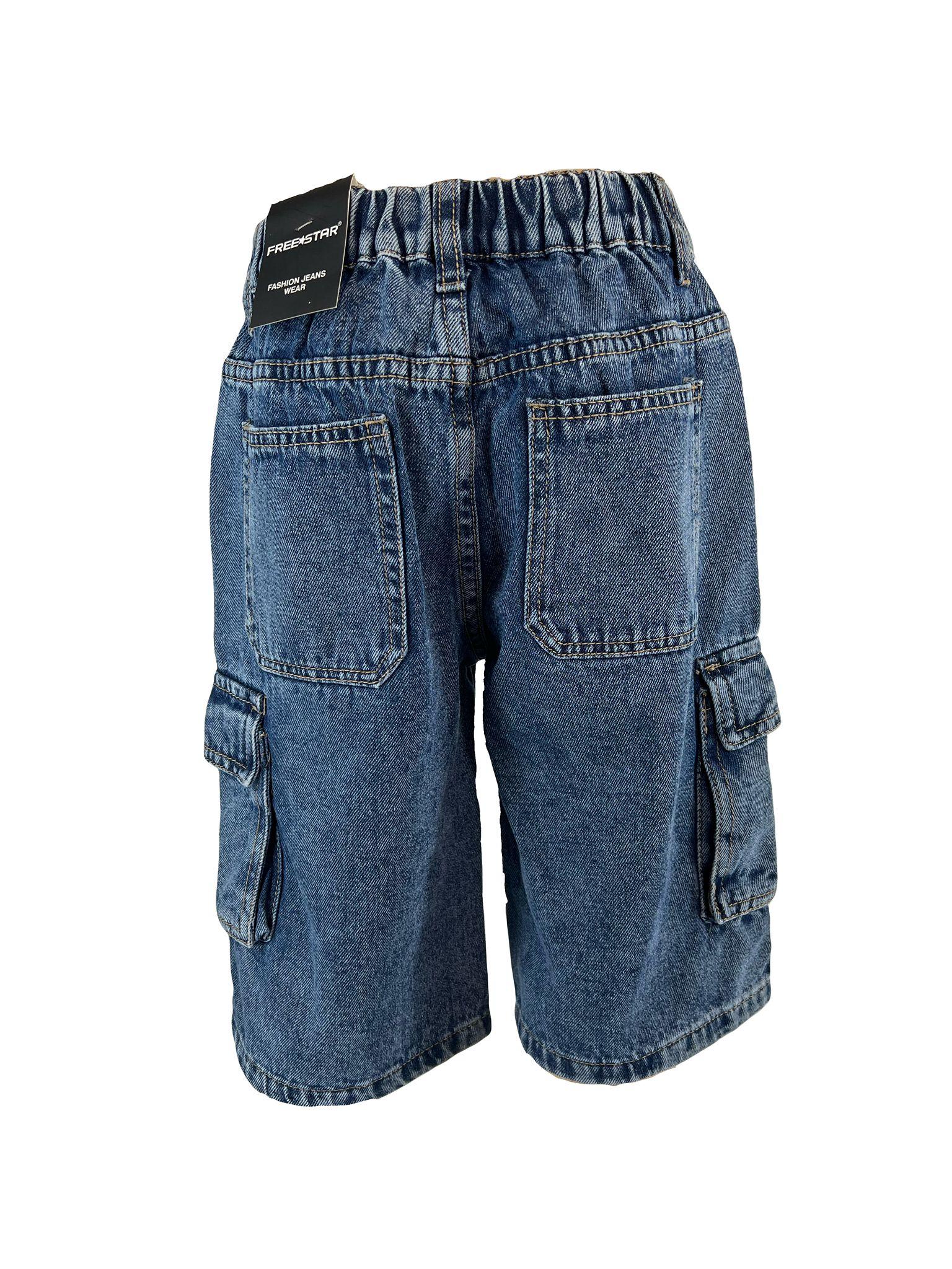Bas Enfant & Bébé  Bleu jean foncé Free Star 81211M #c Efashion Paris