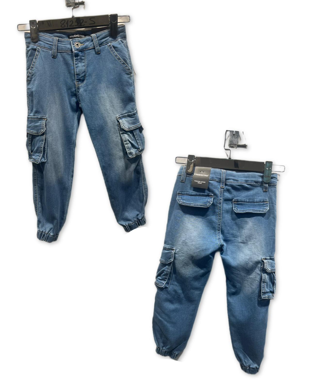 Bas Enfant & Bébé  Bleu jean Free Star 81252S #c Efashion Paris