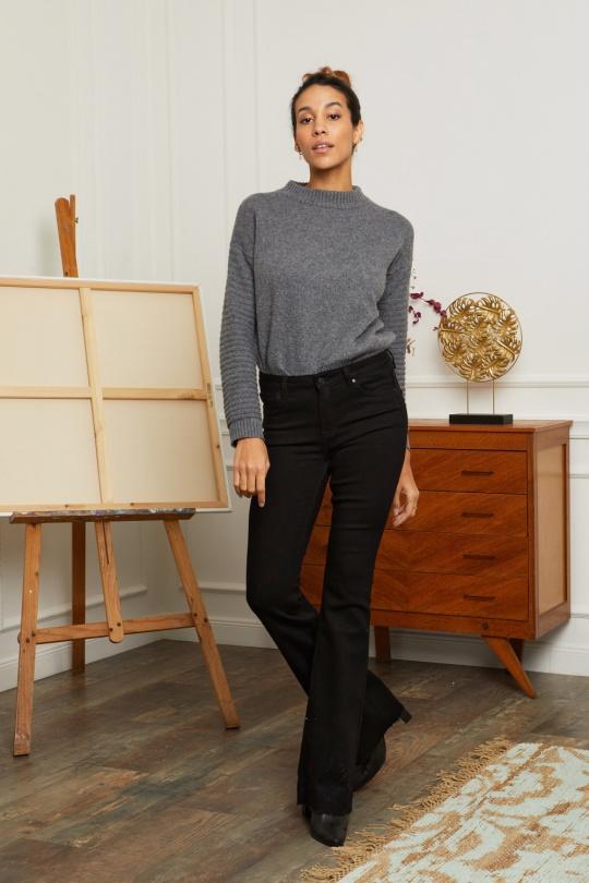 Vaqueros Mujer Black R-Display D1253 Efashion Paris