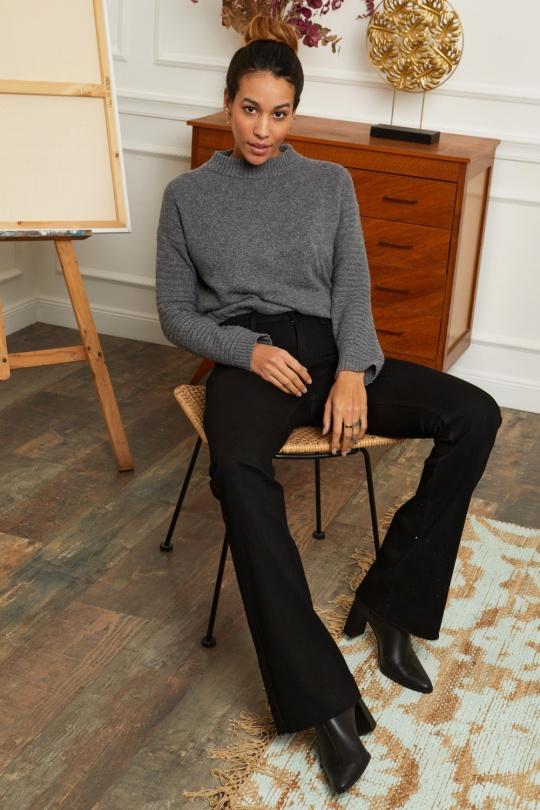 Vaqueros Mujer Black R-Display D1253 Efashion Paris