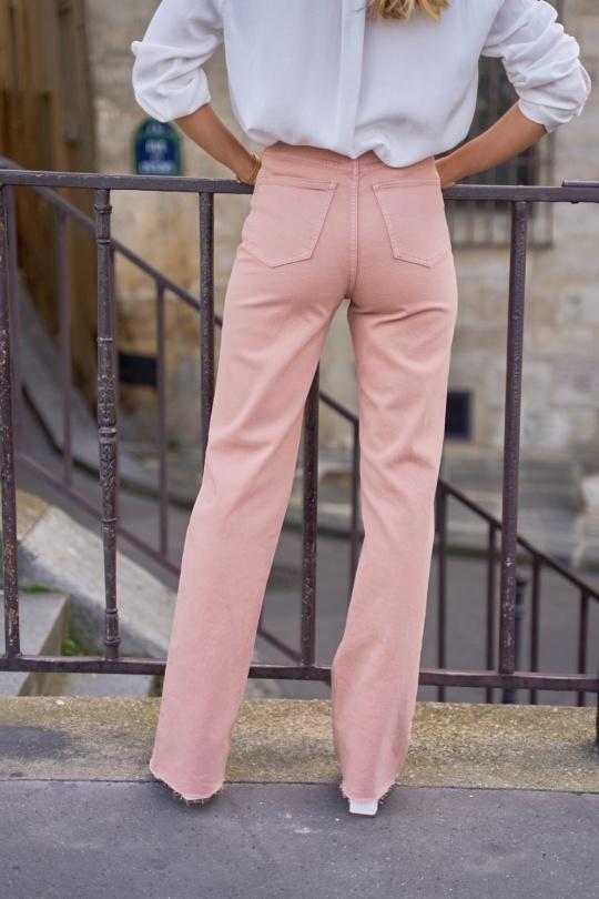 Trousers Women Old pink R-Display D1556 Efashion Paris