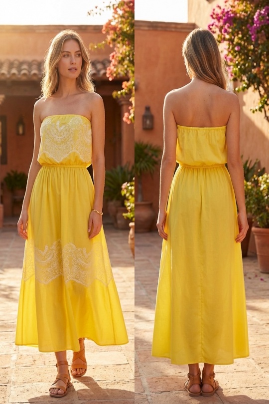 Vestidos largos Mujer Sky blue R-Display 2601026 Efashion Paris