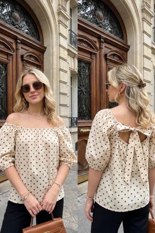 Blouses Femme Blanc R-Display 26030018 Efashion Paris