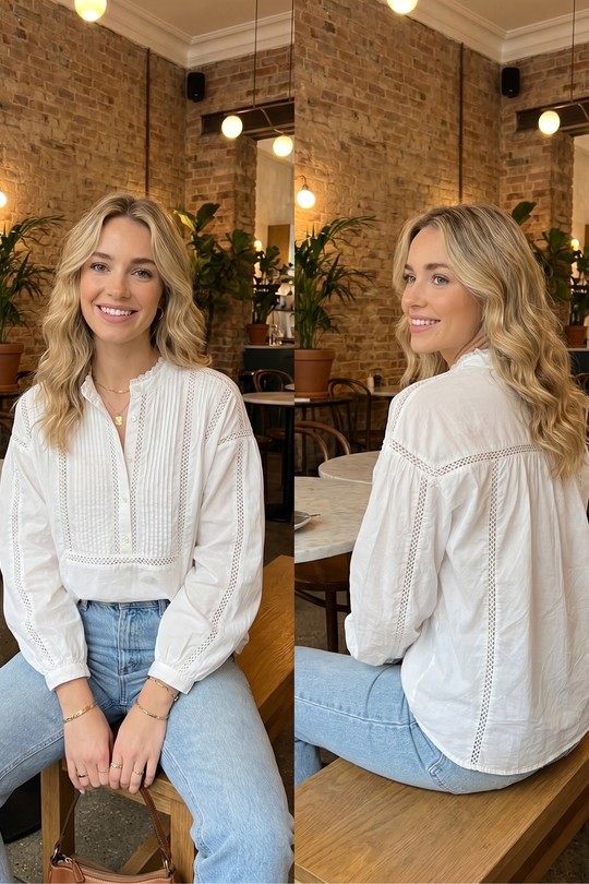 Tops Femme Blanc R-Display 2601005 Efashion Paris