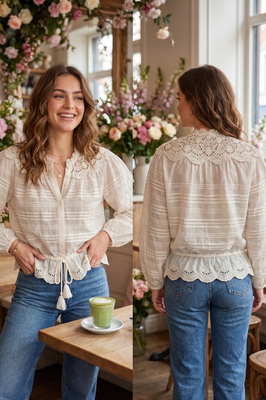 Tops Femme Blanc R-Display 2601007 Efashion Paris