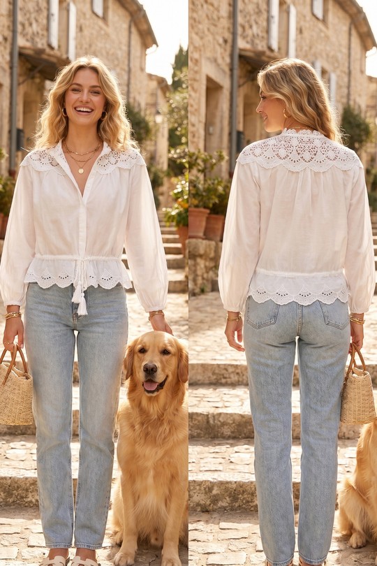 Tops Femme Blanc R-Display 2601008 Efashion Paris