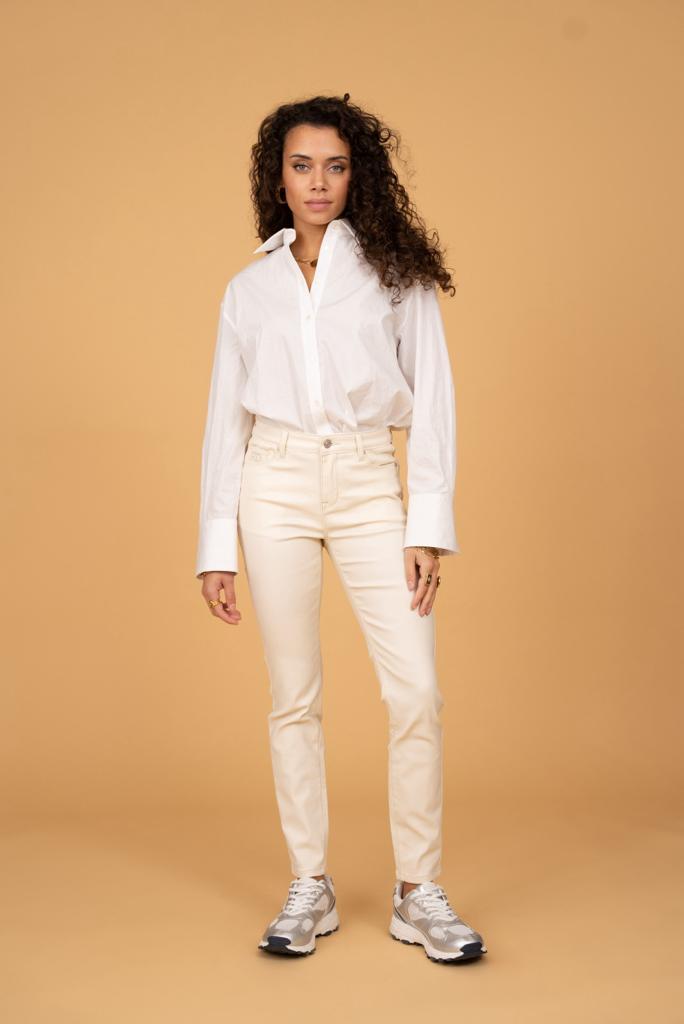 Pantalones Mujer Cream R-Display D1832-T1043 #c Efashion Paris