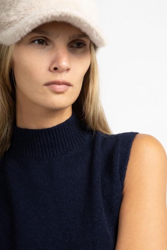 Pulls Femme Noir Max & Enjoy PULL SANS COUTURES 370236 Efashion Paris