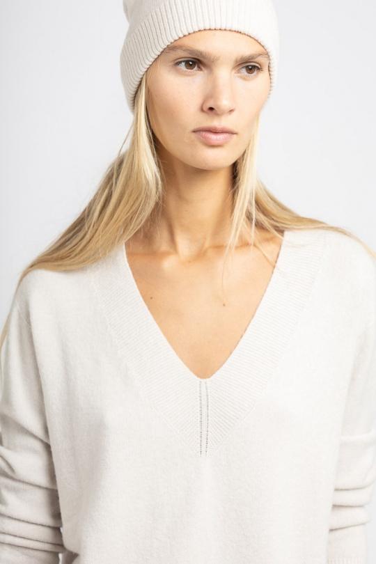 Bonnets Accessoires Blanc Max & Enjoy BONNETS SANS COUTURE - 31007 Efashion Paris