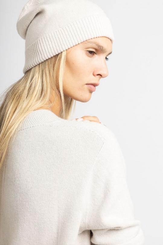 Bonnets Accessoires Blanc Max & Enjoy BONNETS SANS COUTURE - 31007 Efashion Paris