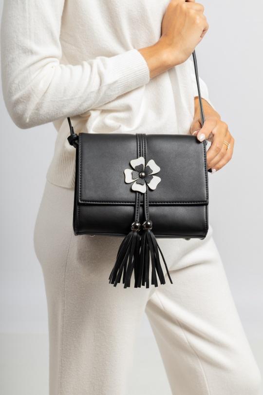 Sacs à bandoulière Maroquinerie Noir Max & Enjoy 1191/3 Efashion Paris