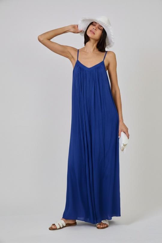 Combinaisons Femme Vert d eau Max & Enjoy COMBINAISON PANTALON EN SOIE MÉLANGÉE EFFET VAPOREUX 30237 Efashion Paris