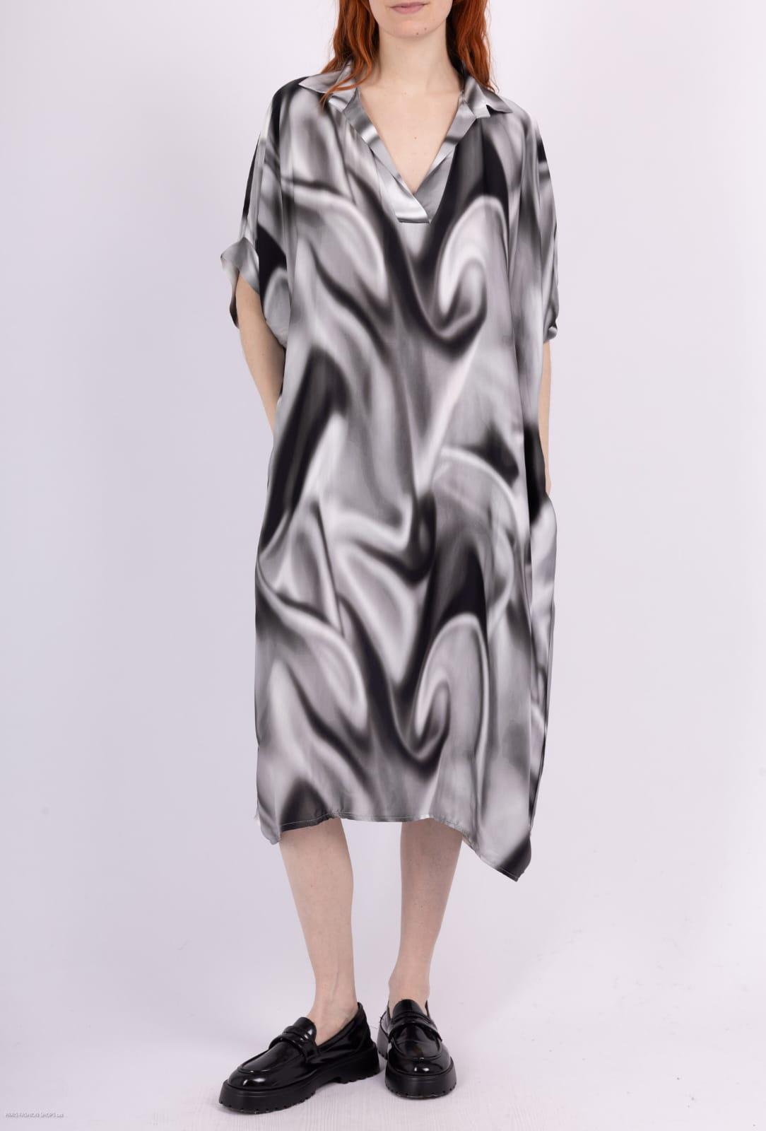 Vestidos a media pierna Mujer Black Max & Enjoy ROBE IMPRIMÉE TIE AND DYE 8782 #c Efashion Paris