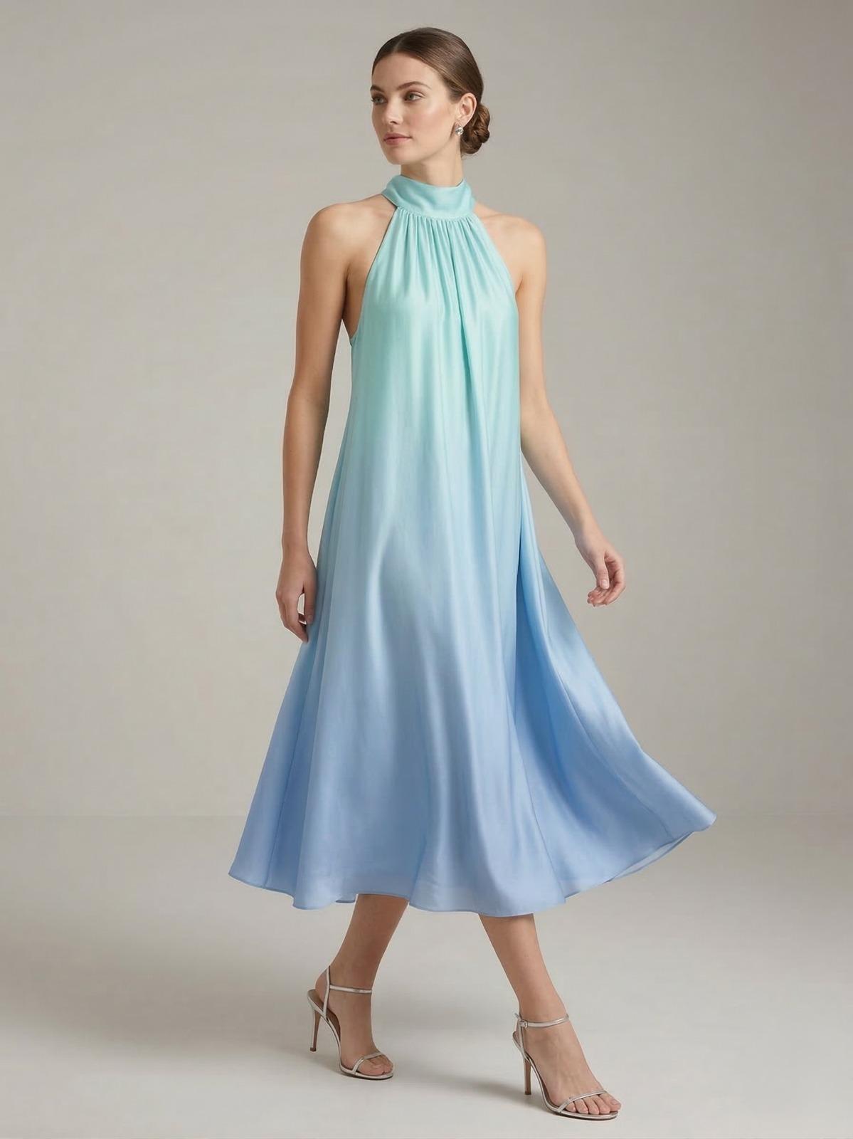 Robes mi-longues Femme Rose Max & Enjoy ROBE EN SOIE MÉLANGÉE 34257 #c Efashion Paris