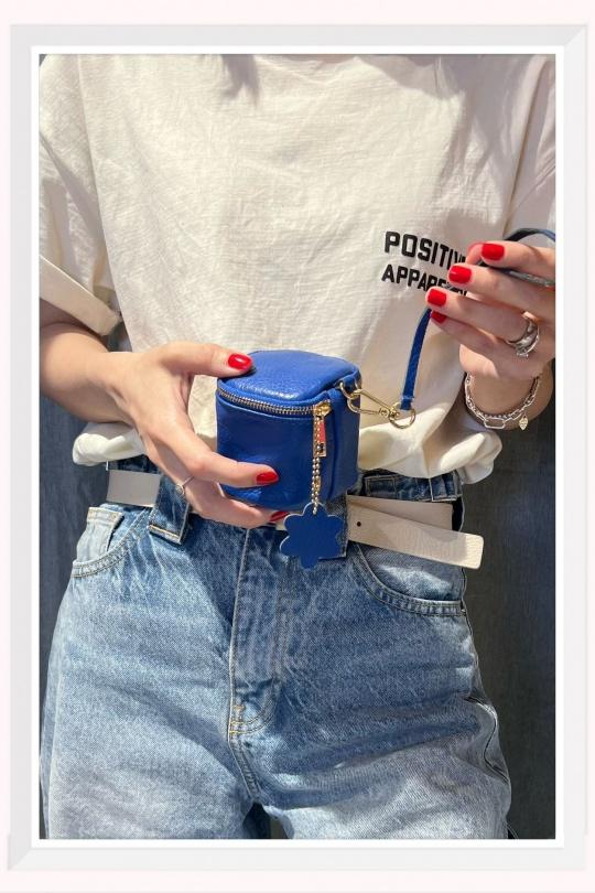 Petite maroquinerie Maroquinerie Bleu électrique Z ET Z I -Bag  C0505 Efashion Paris