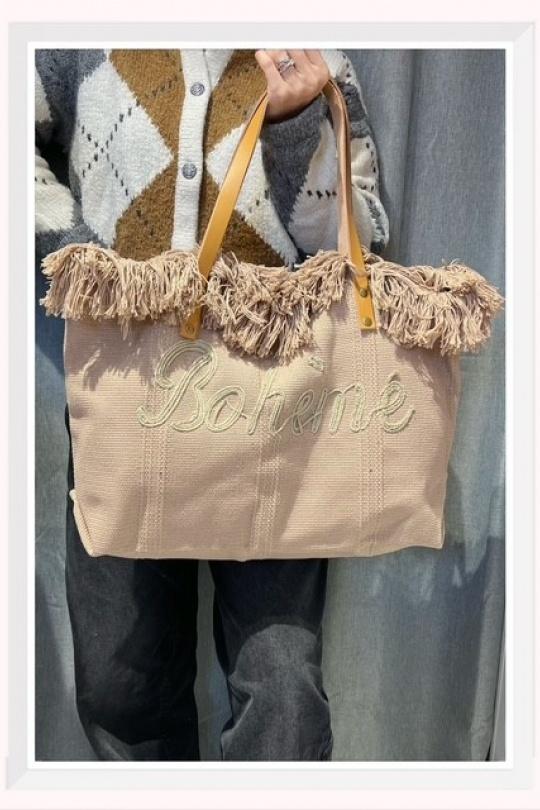 Tote bags Bags Taupe Z ET Z I -Bag  18996 Efashion Paris