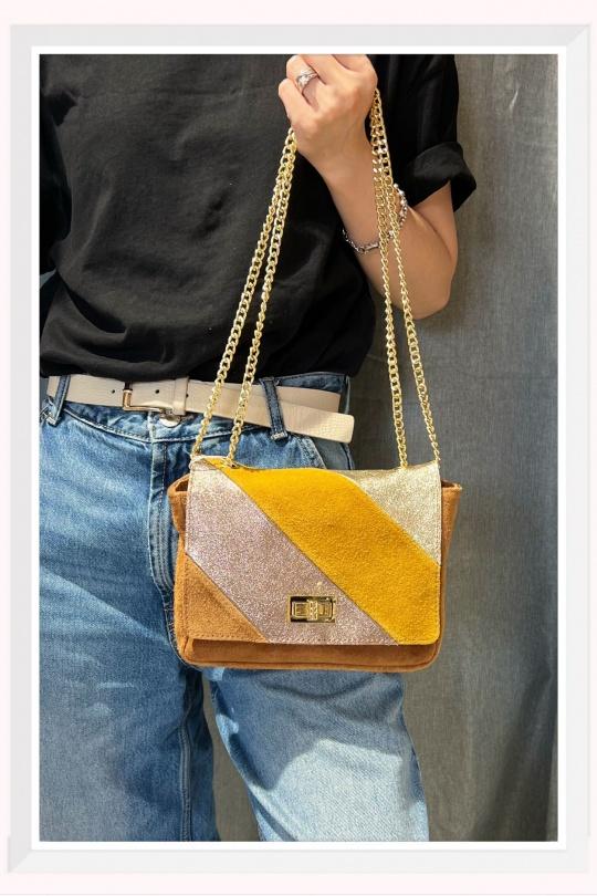 Sacs à bandoulière Maroquinerie Camel Z ET Z I -Bag  C21518 Efashion Paris