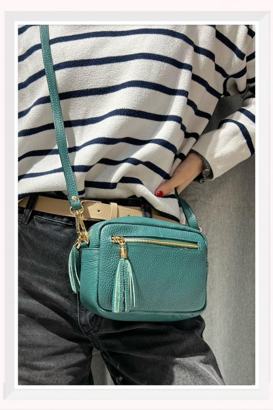 Sacs à bandoulière Maroquinerie Vert Z ET Z I -Bag  C20466 Efashion Paris