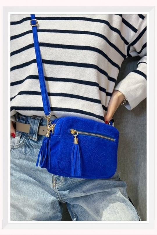 Sacs à bandoulière Maroquinerie Bleu électrique Z ET Z I -Bag  C20461 Efashion Paris