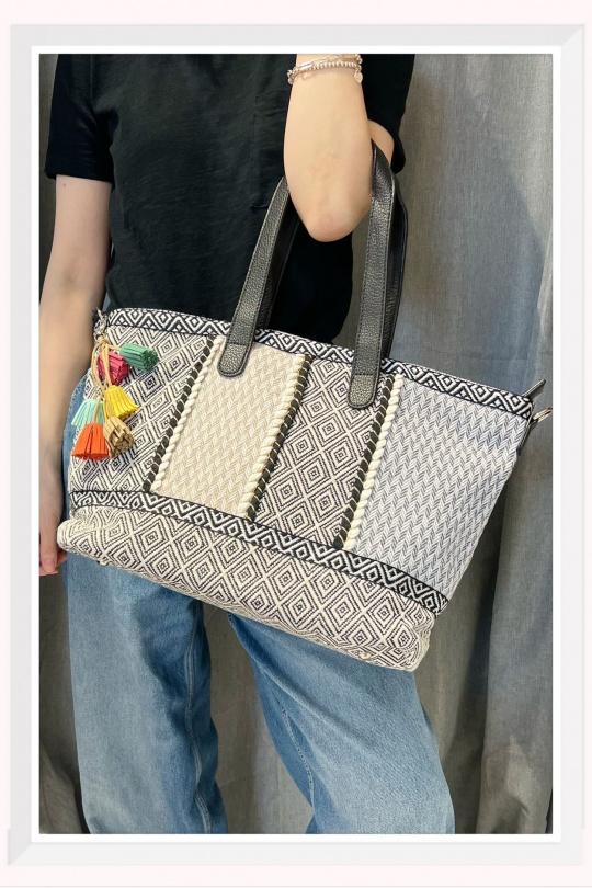 Tote bags Bags Black Z ET Z I -Bag  LK-H7107 Efashion Paris