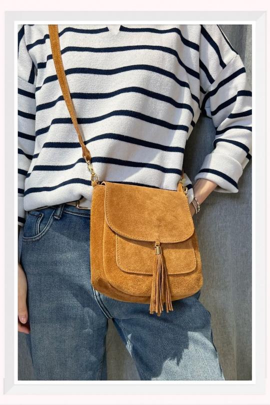 Sacs à bandoulière Maroquinerie Camel Z ET Z I -Bag  C20516 Efashion Paris