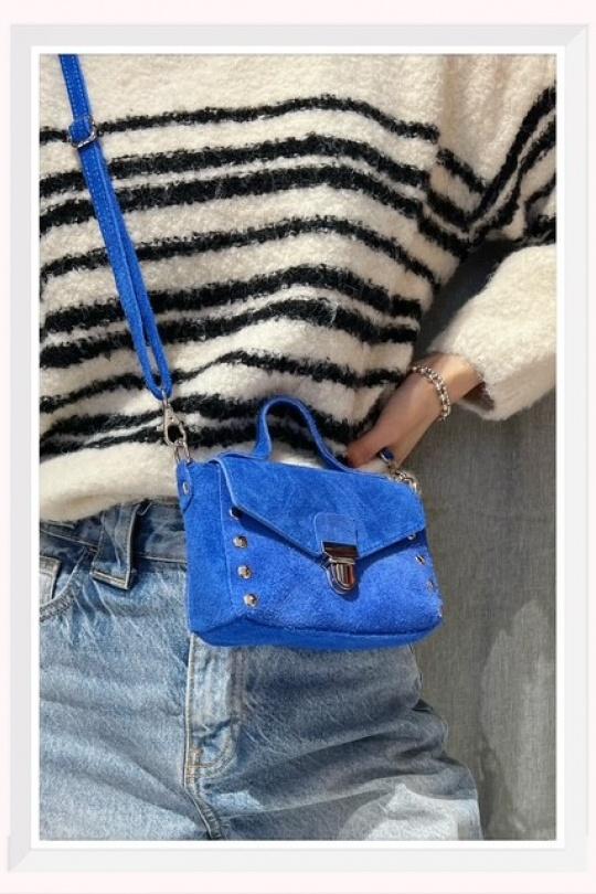 Sacs à bandoulière Maroquinerie Bleu électrique Z ET Z I -Bag  C1051 Efashion Paris