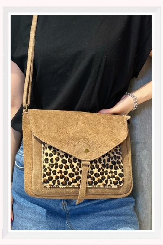 Sacs à bandoulière Maroquinerie Taupe Z ET Z I -Bag  C20018 Efashion Paris