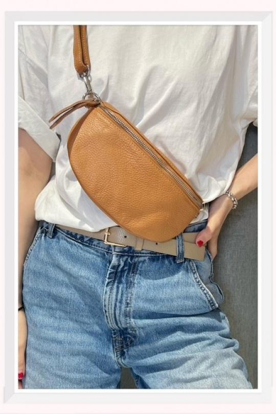 Sacs bananes Maroquinerie Camel Z ET Z I -Bag  C1035 Efashion Paris