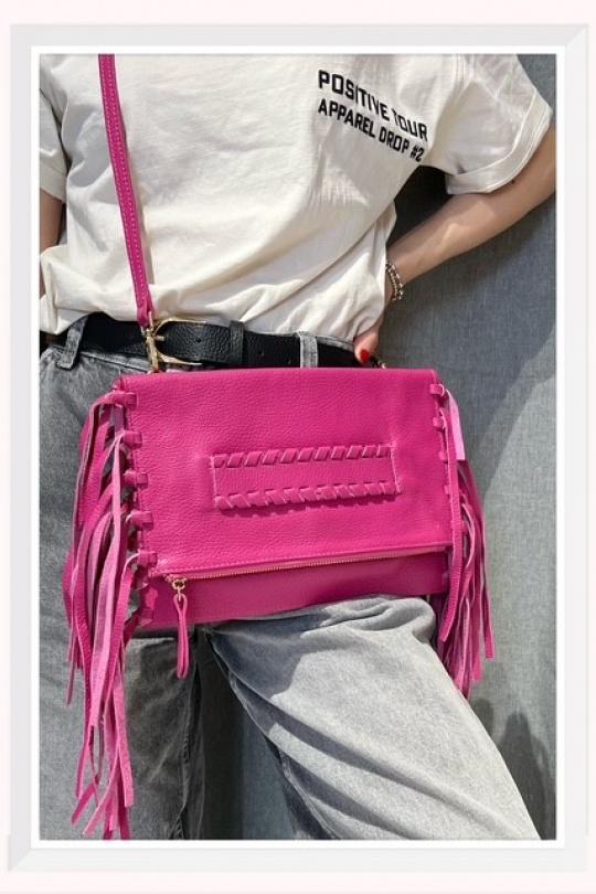Sacs à bandoulière Maroquinerie Fushia Z ET Z I -Bag  C01990 Efashion Paris