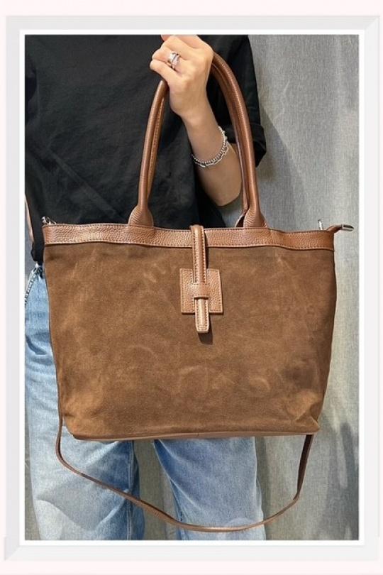 Cabas Maroquinerie Brun Z ET Z I -Bag  C20091 Efashion Paris