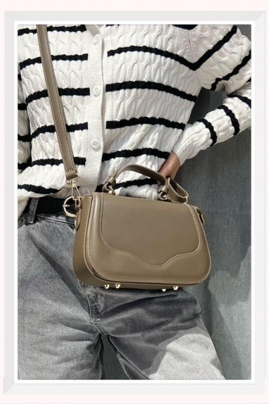 Sacs à bandoulière Maroquinerie Taupe Z ET Z I -Bag  C1187 Efashion Paris