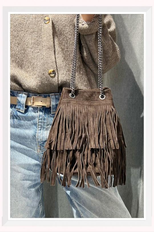 Sacs à bandoulière Maroquinerie Marron Z ET Z I -Bag  C100115 Efashion Paris