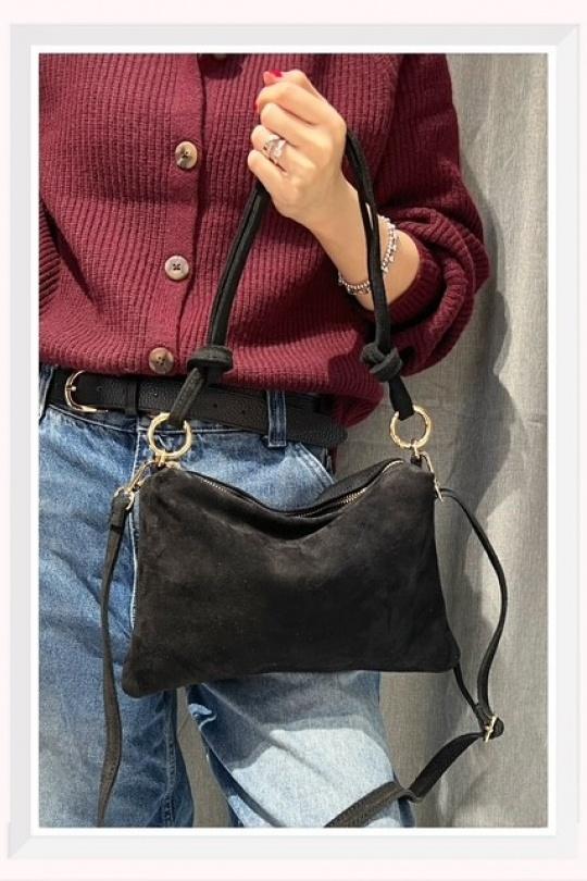 Sacs à bandoulière Maroquinerie Noir Z ET Z I -Bag  C200144 Efashion Paris