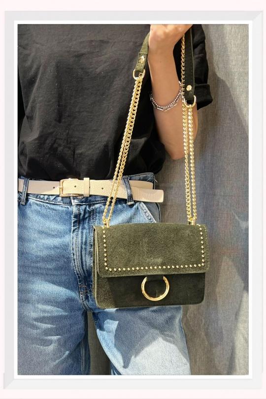 A tracolla Borse Khaki Z ET Z I -Bag  C15810 Efashion Paris