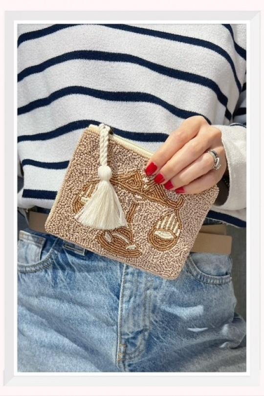 Petite maroquinerie Maroquinerie Taupe Z ET Z I -Bag  C05032 Efashion Paris