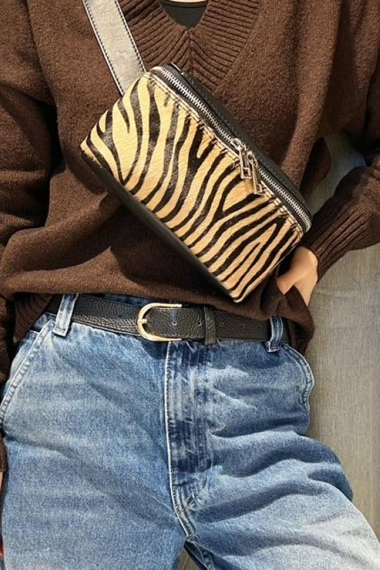 Sacs bananes Maroquinerie Petit léopard Z ET Z I -Bag  C1837 Efashion Paris