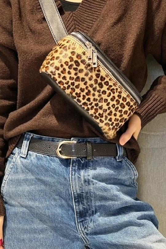 Sacs bananes Maroquinerie Petit léopard Z ET Z I -Bag  C1837 Efashion Paris
