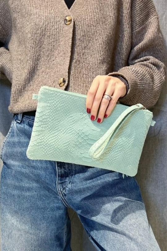 Pochettes Maroquinerie Jaune Z ET Z I -Bag  C1080 Efashion Paris