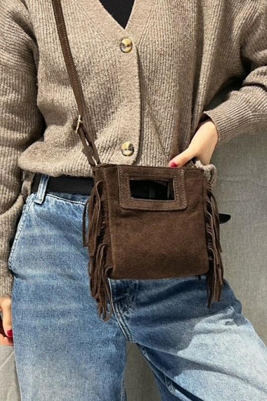 Sacs à bandoulière Maroquinerie Bordeaux Z ET Z I -Bag  C0871 Efashion Paris